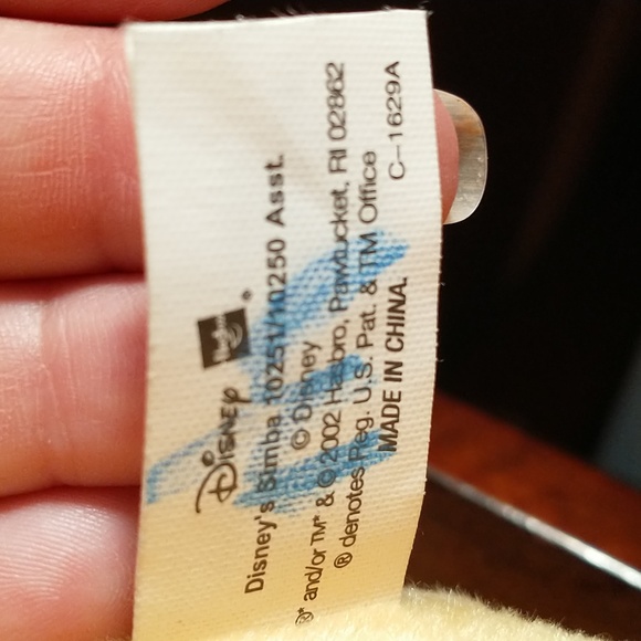 2002 Simba XL Lion King Plush - Approx. 20" x 19" x 11" - Vintage - Picture 5 of 8